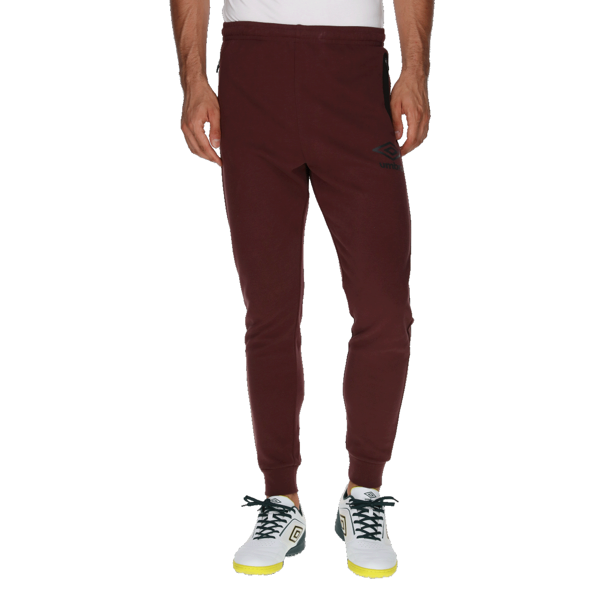 Tepláky Umbro Basic Slim Fit Cuffed Joggers Vínová | UMA243M101-09, 0