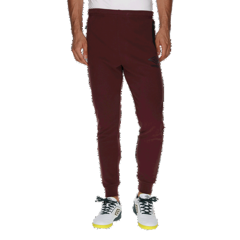 Tepláky Umbro Basic Slim Fit Cuffed Joggers Vínová | UMA243M101-09