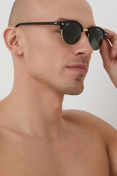 Slnečné okuliare Ray-Ban Ray-Ban Clubround Sunglasses Čierna | RB4246.901.51, 1