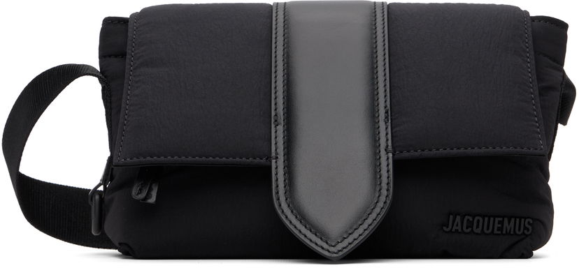 Taška cez rameno Jacquemus The small Bambino messenger Bag Čierna | 24EBAM00373AW00424
