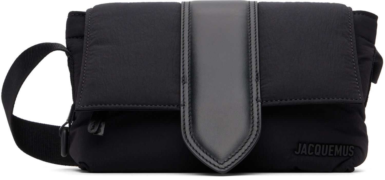 Taška cez rameno Jacquemus The small Bambino messenger Bag Čierna | 24EBAM00373AW00424, 0