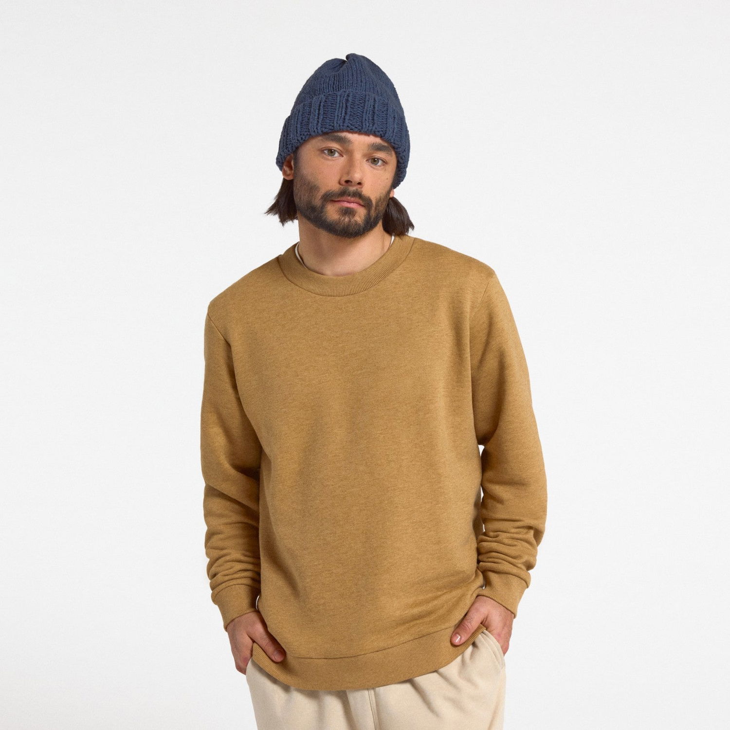 Mikina Allbirds Merino Blend Sweatshirt, Size Small Hnedá | A11222M, 0