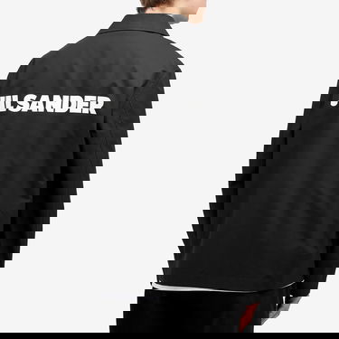 Vetrovka Jil Sander Jil Sander Logo Coach Jacket Čierna | J23BN0003-J45026-001, 3