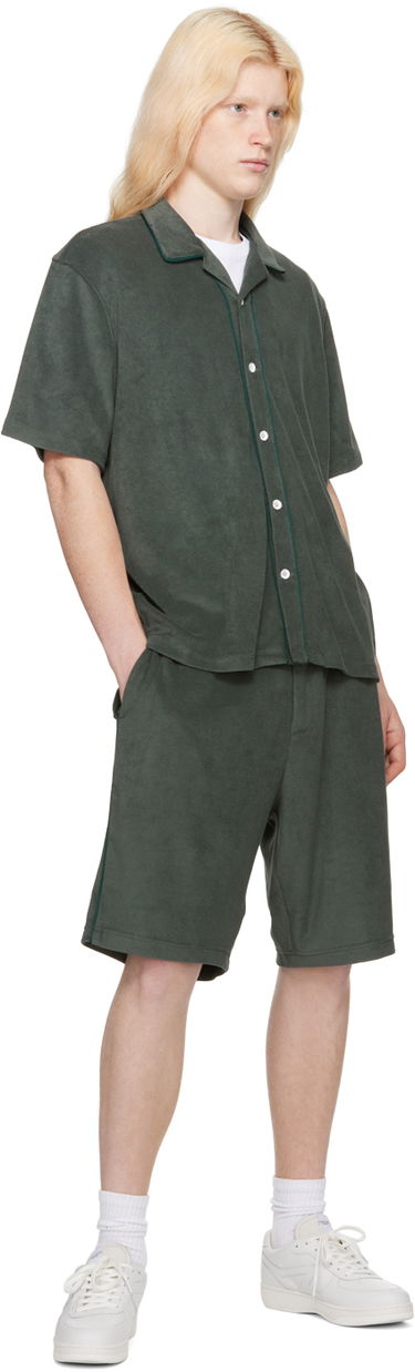 Košeľa rag & bone Rag & Bone Avery Resort Shirt Zelené | MBC23HT014ZM14, 3