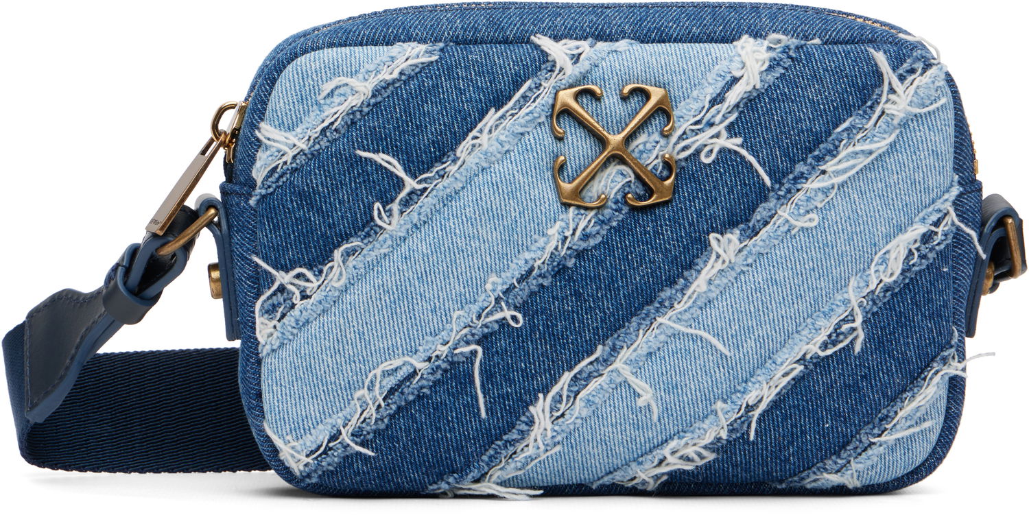 Taška cez rameno Off-White Off-White Raw Denim Camera Bag Rôznofarebný | OWNN18EF25DEN0014500, 0