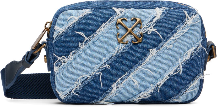 Taška cez rameno Off-White Off-White Raw Denim Camera Bag Rôznofarebný | OWNN18EF25DEN0014500