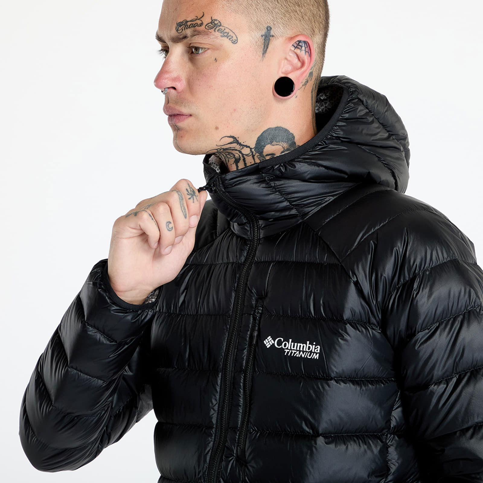 Arctic Crest™ Down Hooded Jacket Black