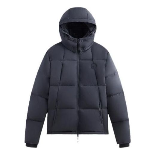 Prešívaná bunda KITH KITH Midi Puffer Jacket Modrá | KHM010393-402