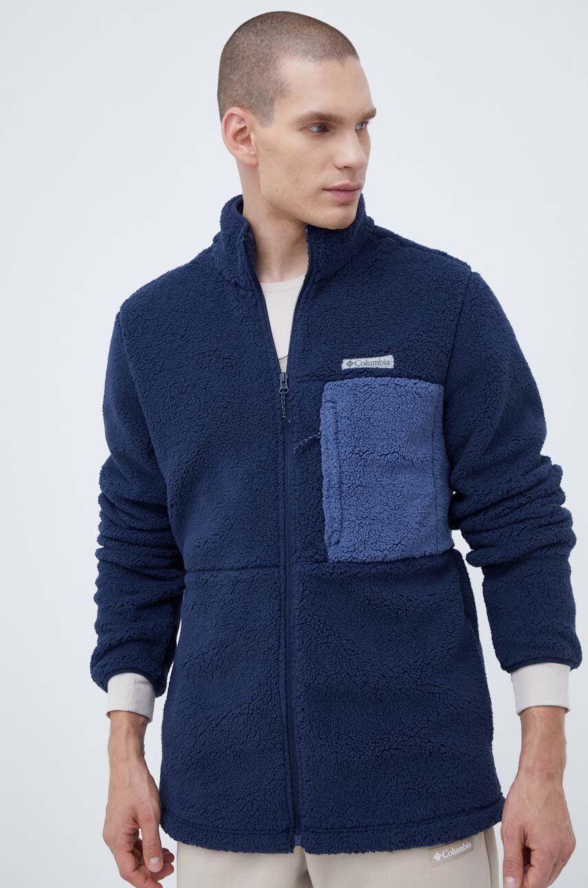 Mikina Columbia Sweatshirt Smooth Modrá | 1911083, 0