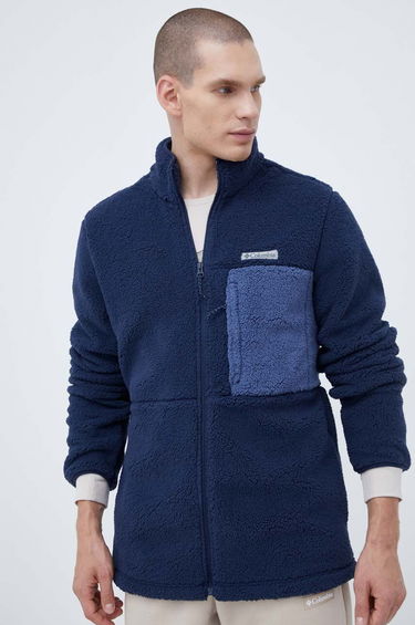 Mikina Columbia Sweatshirt Smooth Modrá | 1911083, 0