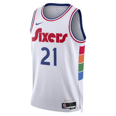Dres Nike Dri-FIT NBA Swingman Joel Embiid Philadelphia 76ers City Edition 2024/25 Biela | FQ4355-101, 1