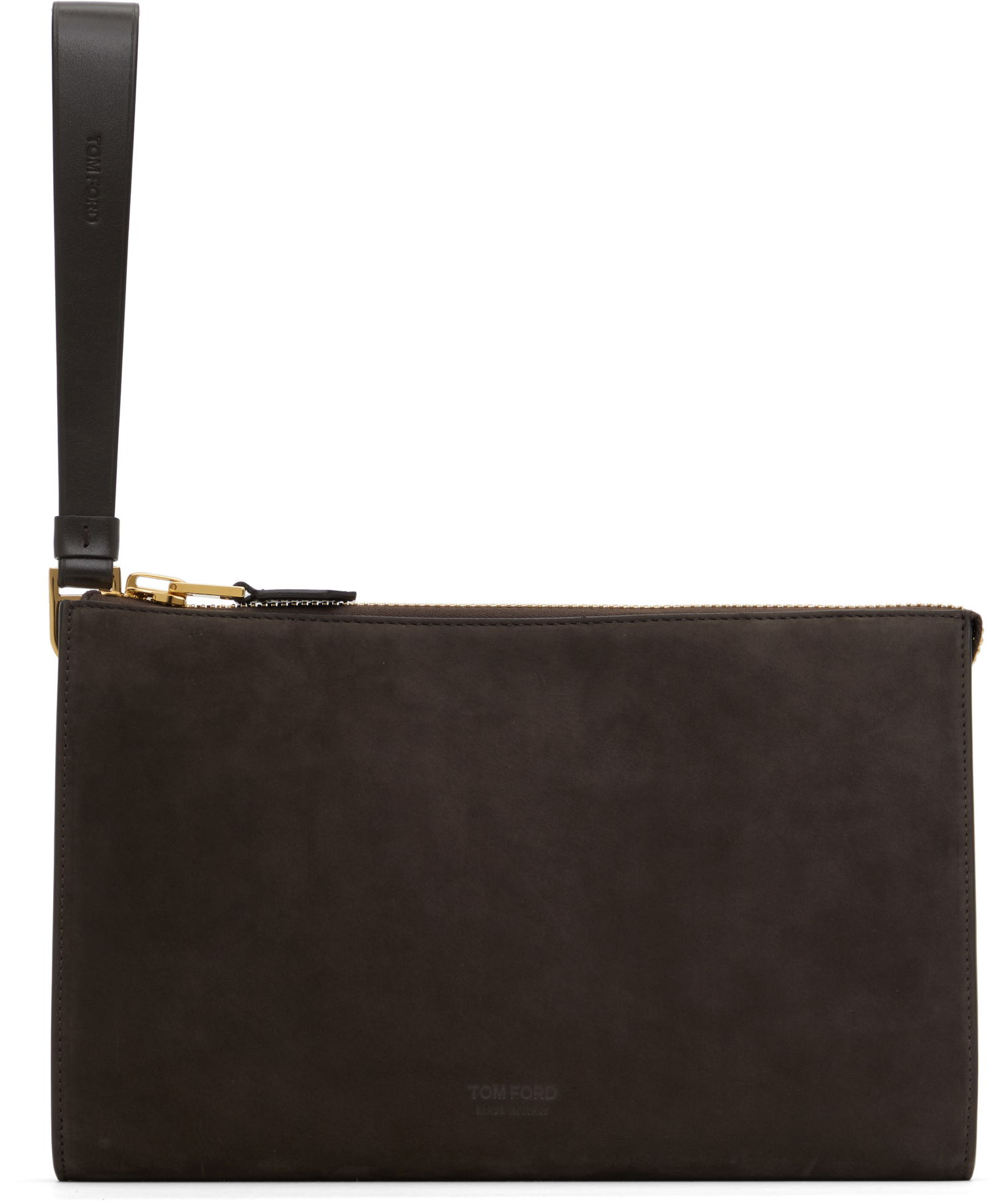 Kabelka Tom Ford Tom Ford Nubuck Flat Pouch Hnedá | H0500-LCL447G, 0