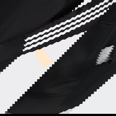 Mikina adidas Originals Essentials 3-Stripes French Terry Regular Full-Zip Hoodie Čierna | IC8769, 3