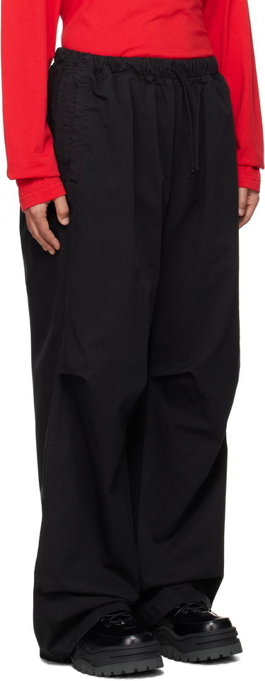 Cargo nohavice We11done We11done Tucked Wide Trousers Čierna | WD-PT3-24-262-U-BK, 1