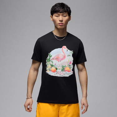 Tričko Nike T-Shirt Flamingo Graphic Čierna | HJ2399-010, 4