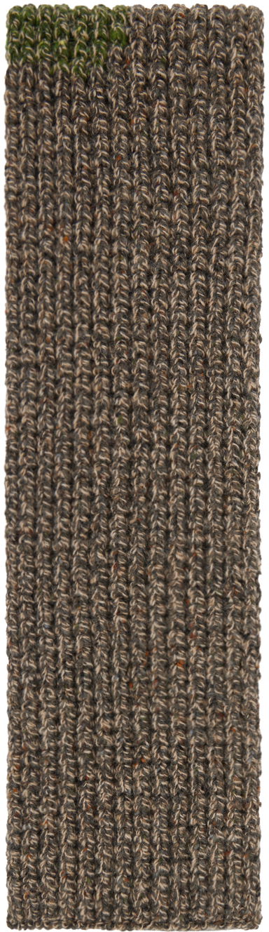 Šál Maison Margiela Patch Scarf Hnedá | S50TE0093 S18405, 0