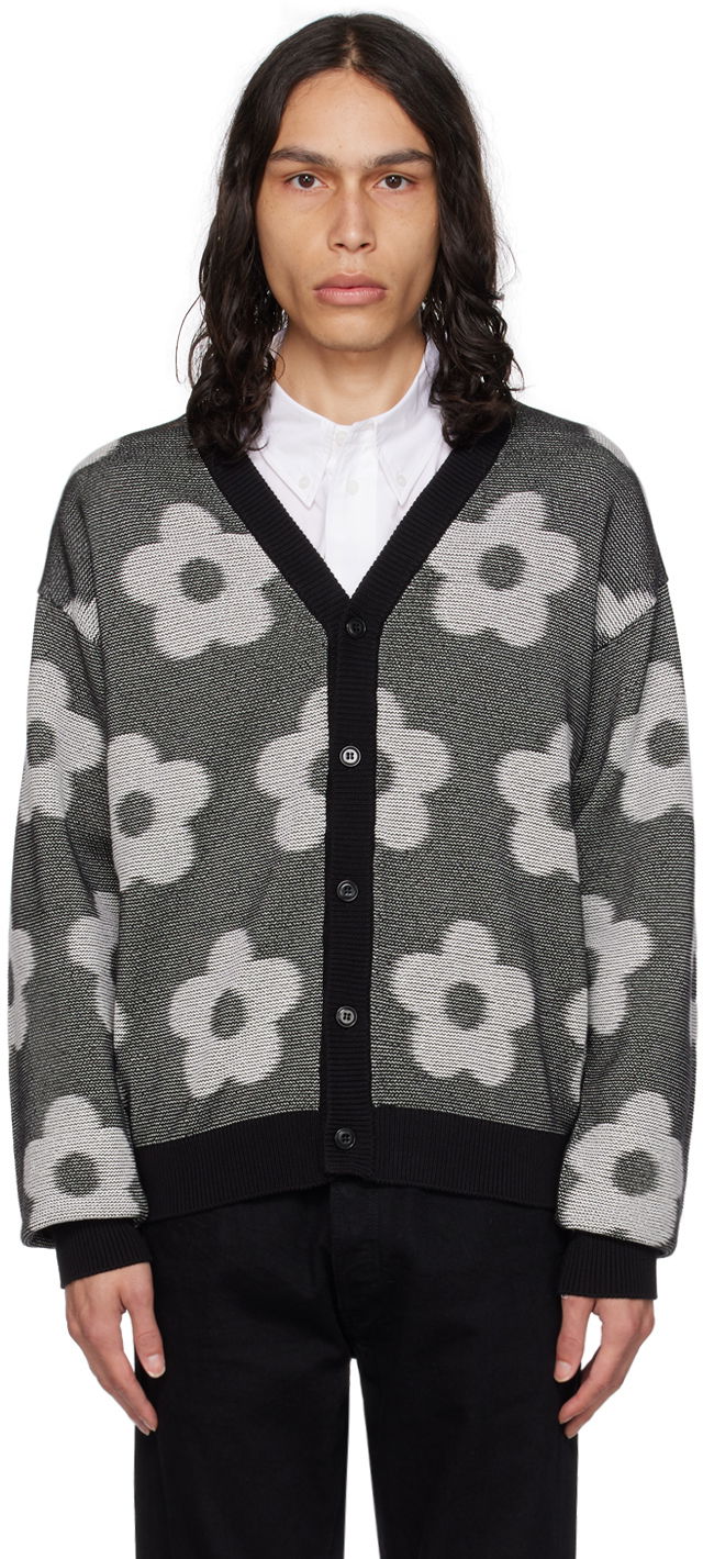 Sveter KENZO Paris Flower Spot Cardigan Čierna | FD65CA4103CA, 0