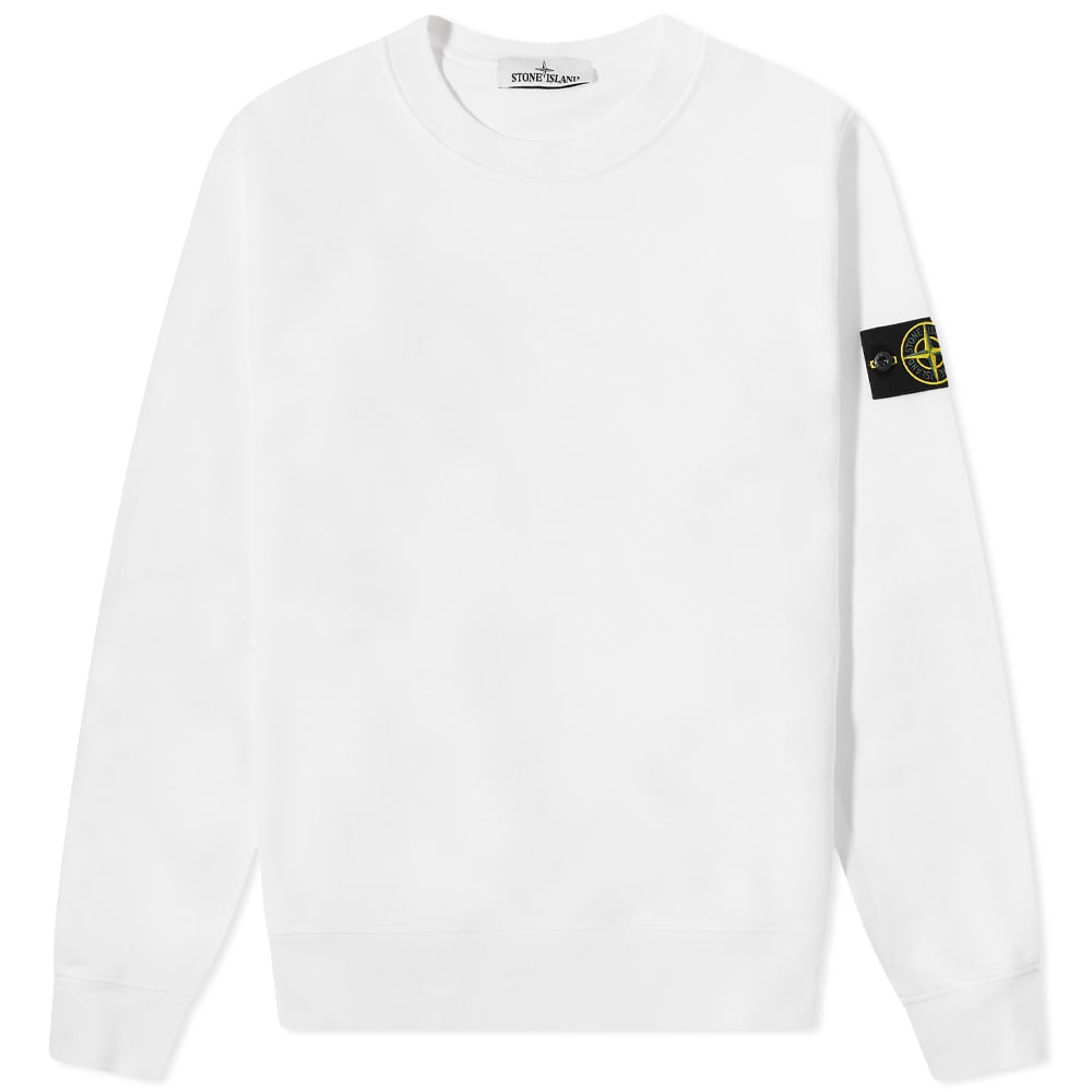 Sveter Stone Island Garment Dyed Crewneck Biela | 761563051-V0001, 0