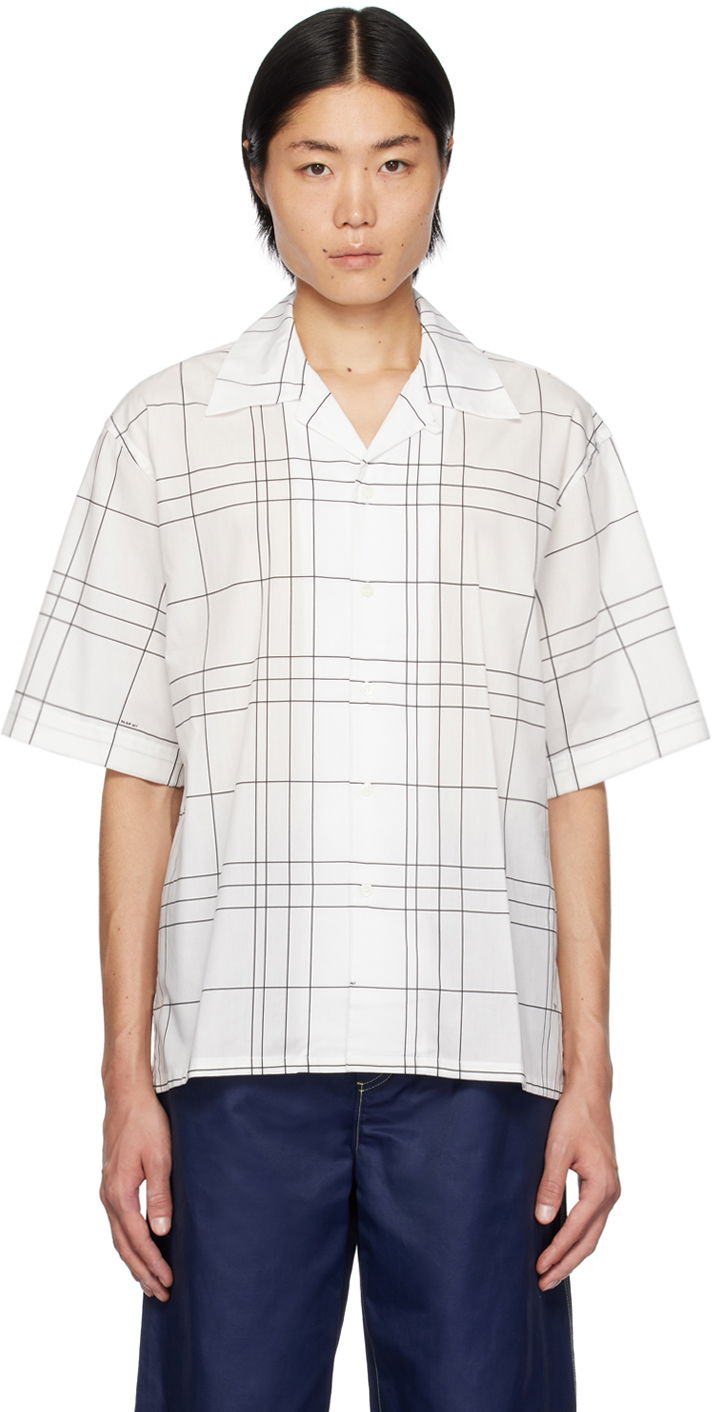 Košeľa Marni Marni Check Short Sleeve Shirt Biela | CUMU0294A0 UTC303, 0