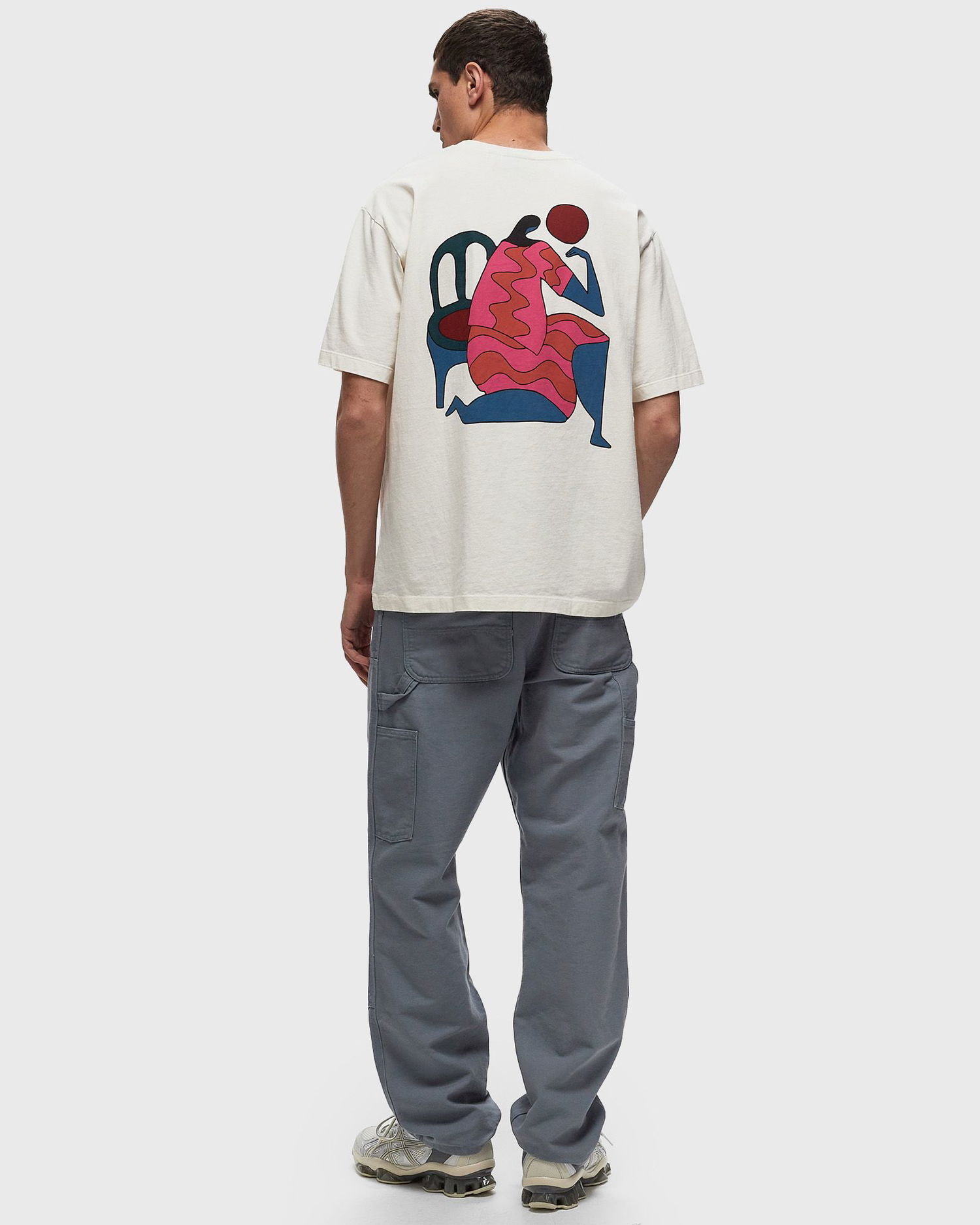 Tričko By Parra T-Shirt With Print Béžová | 52405, 1