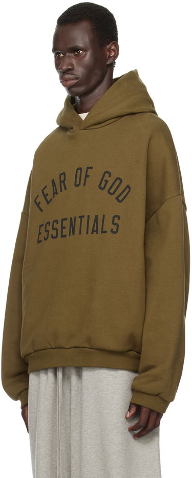 Mikina Fear of God Essentials Printed Logo Hoodie Zelené | 192BT246254F, 3