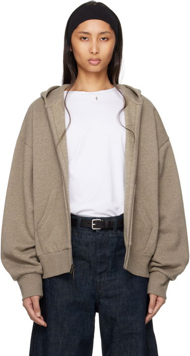 Mikina Fear of God Fear of God ESSENTIALS Classic Full Zip-Up Hoodie Šedá | 192AS254781F, 0