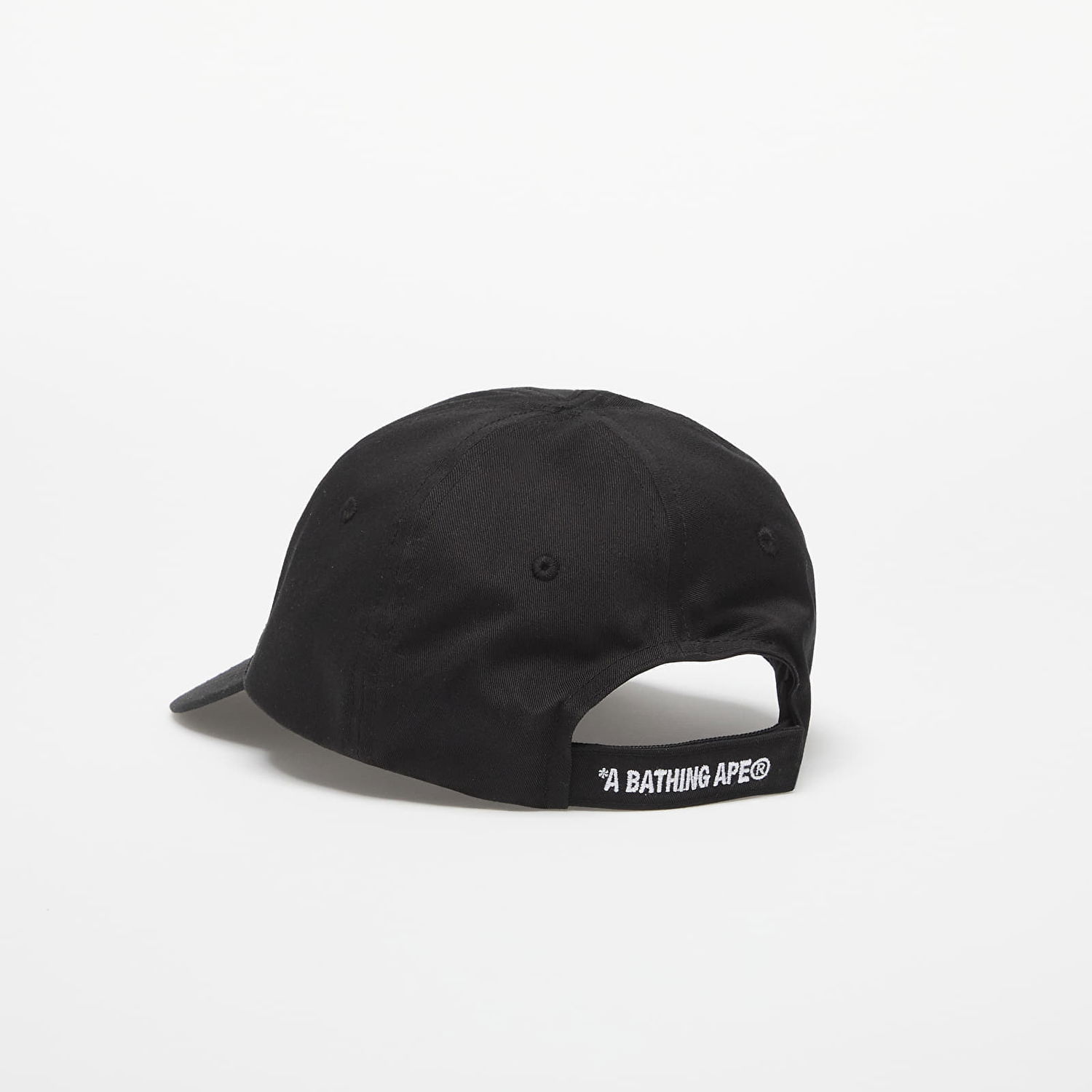 Šiltovka BAPE A BATHING APE Logo Cotton Twill Cap Čierna | 001CPL301314MBLK, 1