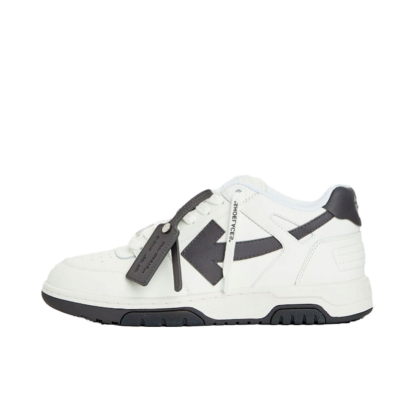 Tenisky a topánky Off-White Out Of Office OOO Low Tops White Dark Grey Biela | OMIA189S23LEA0010107