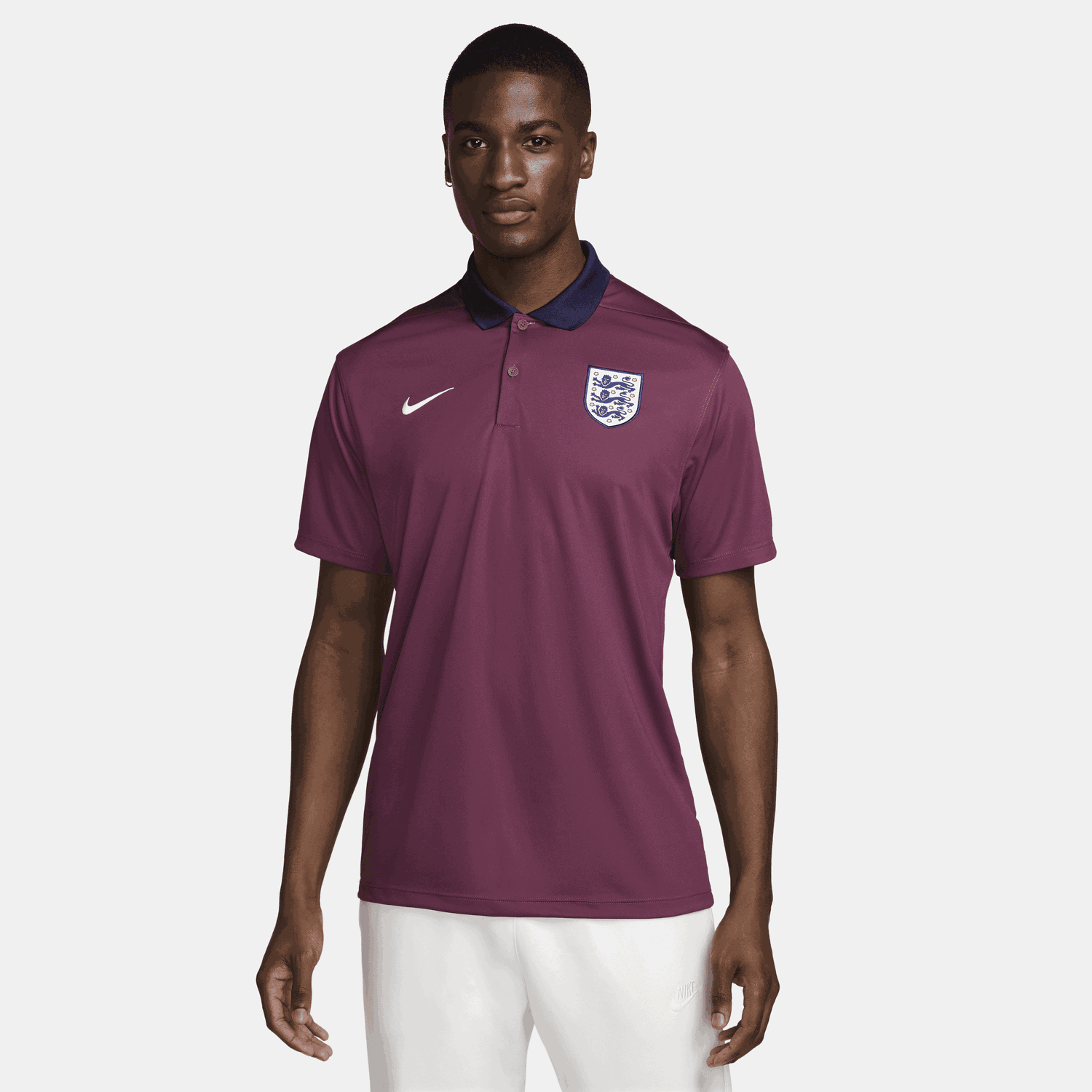 Polo tričko Nike Dri-FIT England Victory Vínová | FZ5948-655, 1