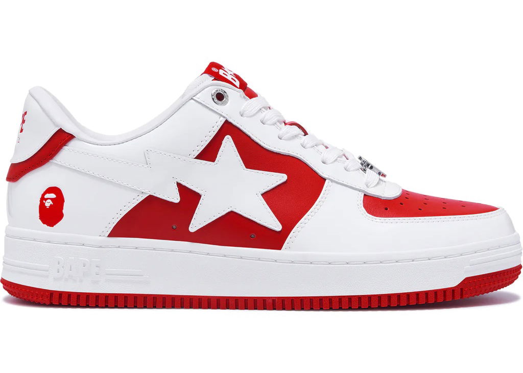 A Bathing Ape Bape Sta Low #6 Red