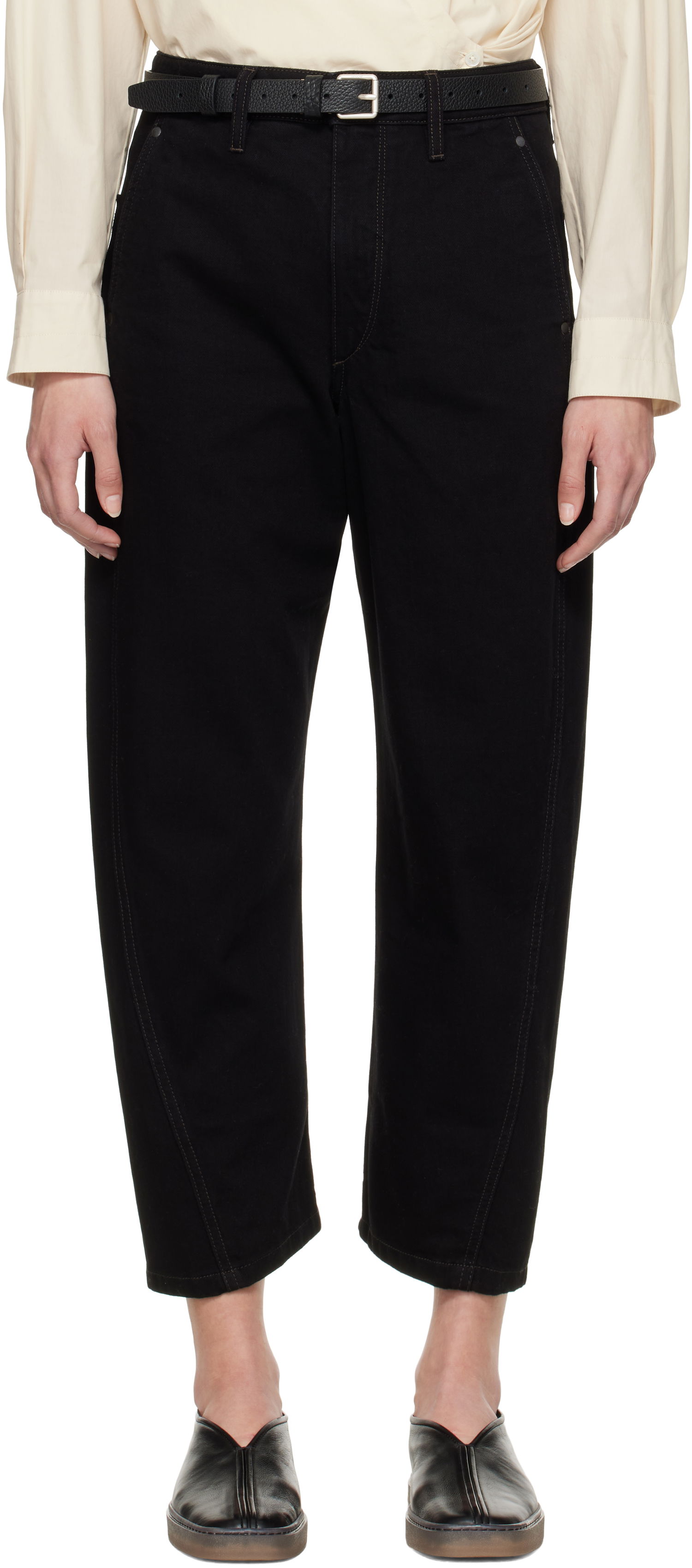 Džínsy LEMAIRE Lemaire Twisted Jeans Čierna | PA1051 LD1031, 0