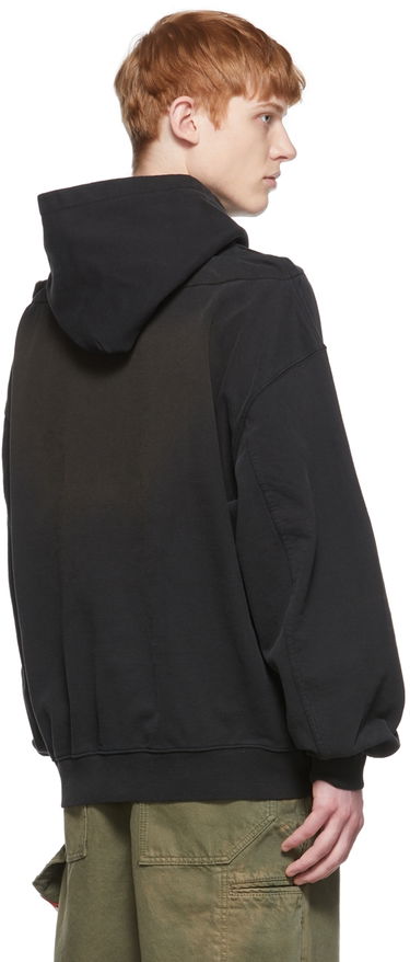 Mikina We11done We11done Cotton Hoodie Čierna | WD-TH1-22-509-U-BK, 2
