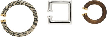 Náušnice Jacquemus Jacquemus La Croisière "The Ear Jewelry" Ear Cuff Set Metalická | 25E251JW748-3233, 0