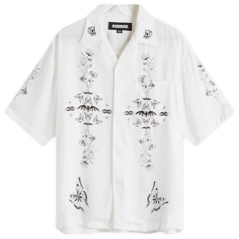 Košeľa Neighborhood Men's Hawaiian Shirt Large Biela | 241TSDWN-SHM01S-WHT