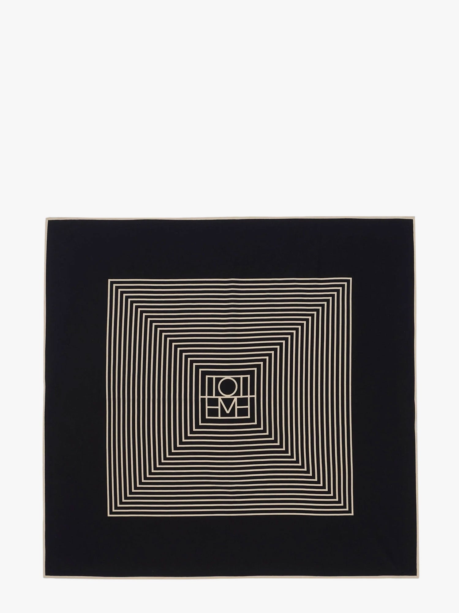 Šál TOTEME Geometric Print Silk Foulard by Čierna | 211853801902, 0
