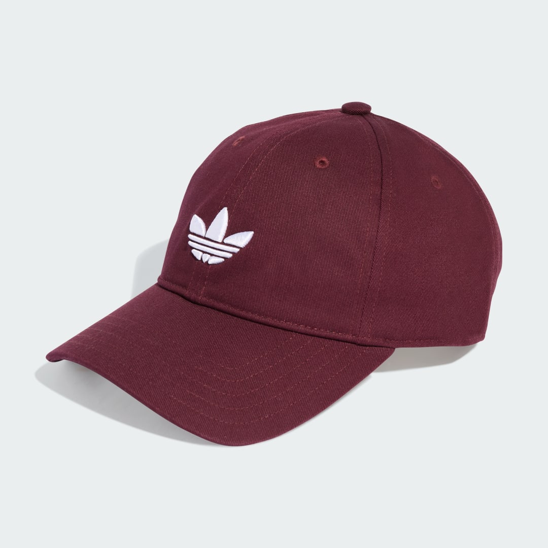 Šiltovka adidas Performance Adicolor Classic Trefoil Baseball Cap Vínová | JZ4928, 0