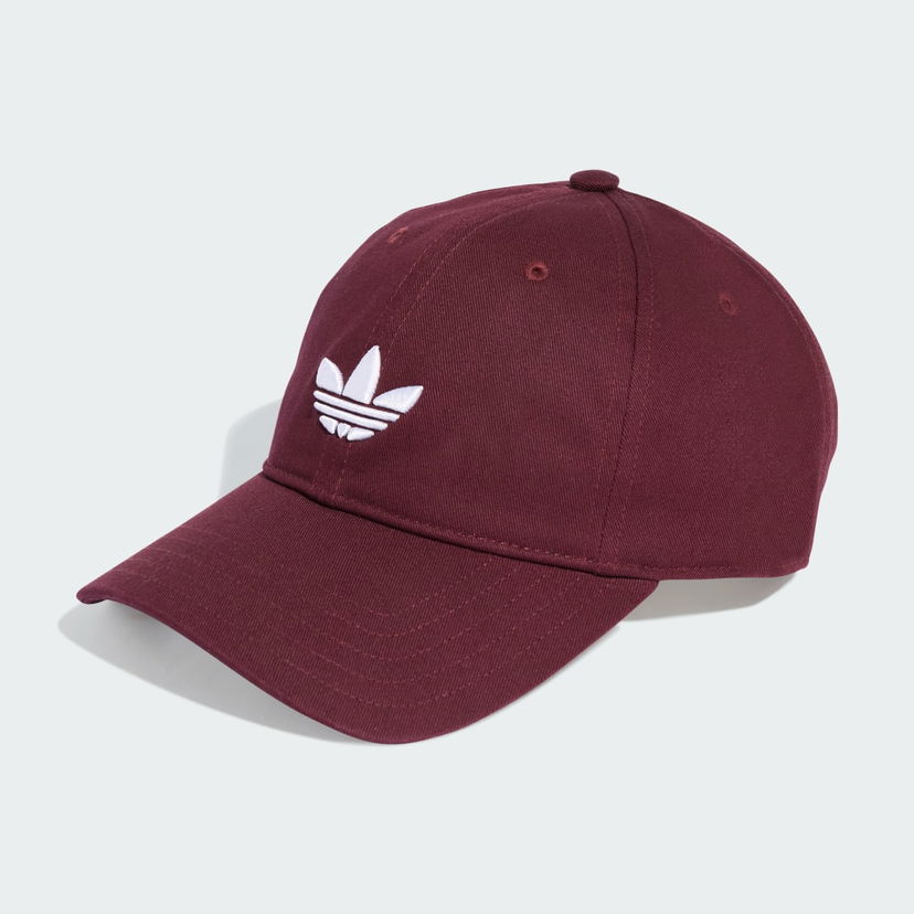 Šiltovka adidas Performance Adicolor Classic Trefoil Baseball Cap Vínová | JZ4928
