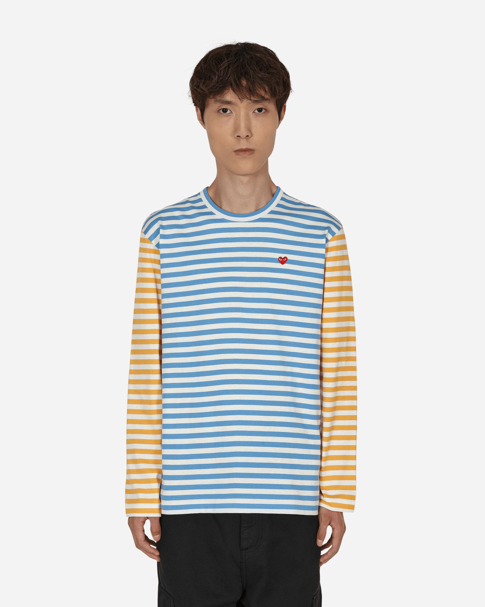 PLAY Bi-Color Striped T-Shirt