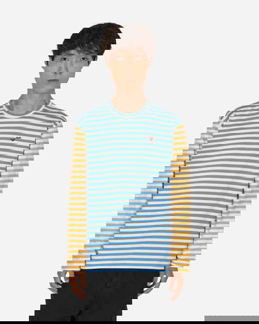 Tričko Comme des Garçons PLAY Bi-Color Striped T-Shirt Rôznofarebný | P1T318 1, 1