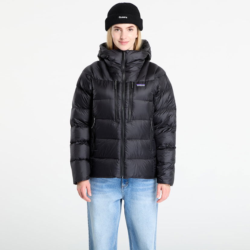 Prešívaná bunda Patagonia Fitz Roy Down Hoody Čierna | 85505 BLK