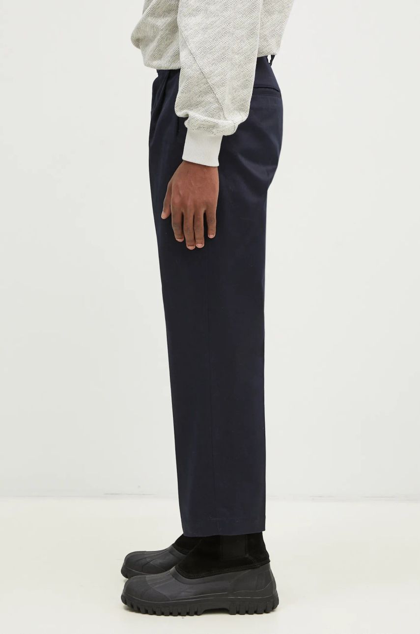 Nohavice WACKO MARIA Double Pleated Chino Trousers Čierna | 24FW-WMP-PT02, 1