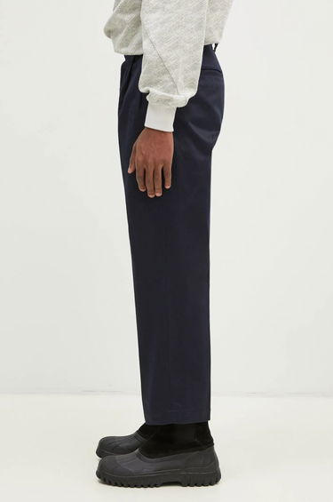 Nohavice WACKO MARIA Double Pleated Chino Trousers Čierna | 24FW-WMP-PT02, 1