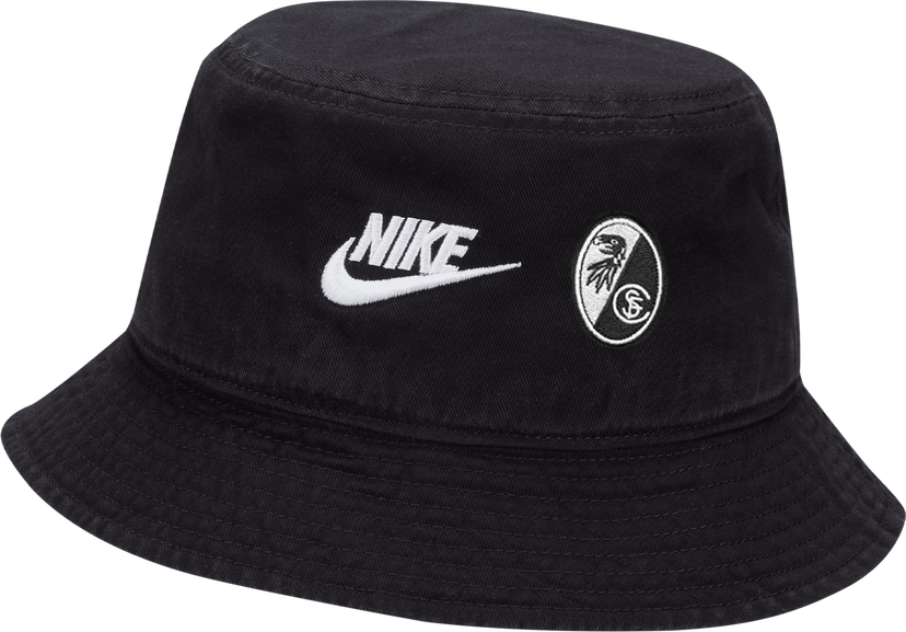 Klobúk Nike Nike SC Freiburg Apex Futura Washed Bucket Hat Čierna | 6scffb5381-010