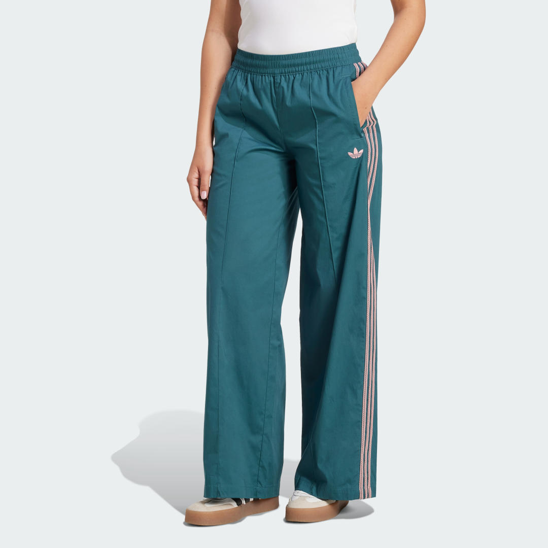 Tepláky adidas Originals adidas Originals Summer Glow Wide Leg Pants Zelené | KC0677, 0