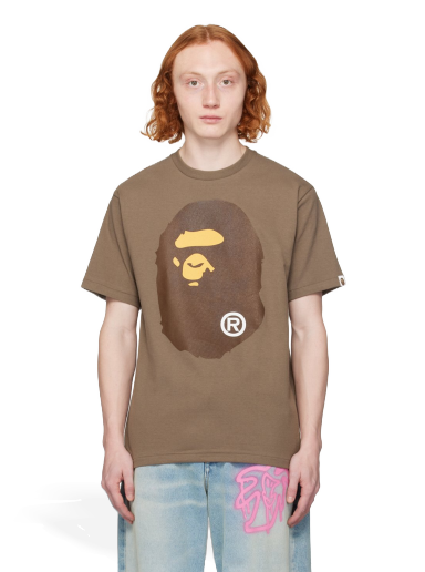 Tričko BAPE Big Ape Head T-Shirt Hnedá | 001TEJ801003M