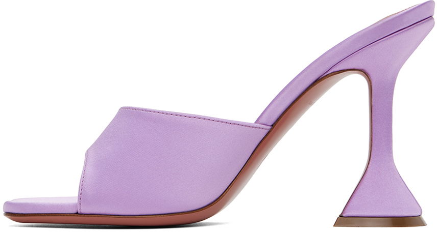 Amina Muaddi Lupita Slipper Heeled Sandals