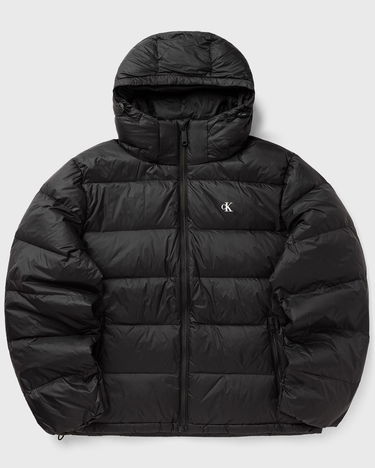 Prešívaná bunda CALVIN KLEIN Calvin Klein Zip-Off Hood Down Puffer Jacket Čierna | LV04RC518GUB1, 2