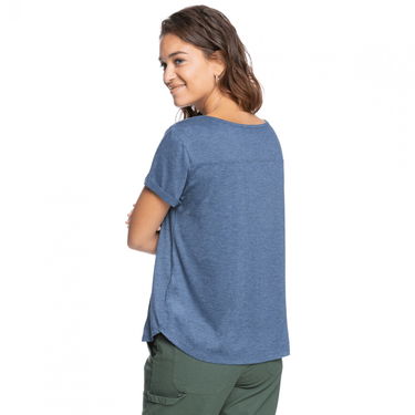 Tričko Roxy Women's Navy Blue Graphic T-Shirt Modrá | ERJZT05267-BSP0, 4