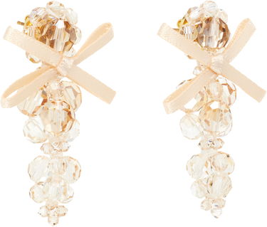 Náušnice Simone Rocha Simone Rocha Petite Bow Cluster Earrings Béžová | ERG545 0903, 1