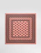 Dolce & Gabbana Silk Twill Foulard With All-over DG Logo Print (70x70)